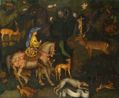 Wizja św. Eustachego autorstwa Antonio Pisanello