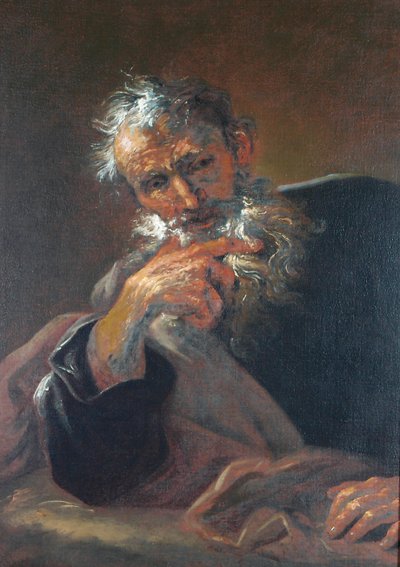Portret filozofa autorstwa Pitr Brandl