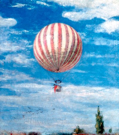 Balon, 1878 autorstwa Pál Szinyei Merse