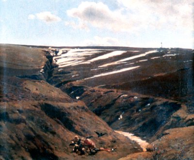 Rozmrażanie śniegu, 1884-1895 autorstwa Pál Szinyei Merse