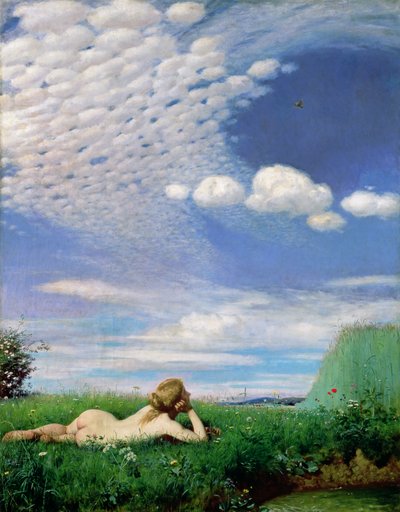 Skowronek, 1882 autorstwa Pál Szinyei Merse