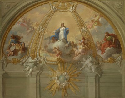 Niepokalane Poczęcie, ok. 1730 autorstwa Placido Costanzi