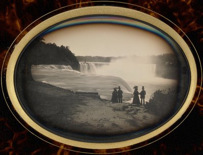 Scena nad wodospadem Niagara autorstwa Platt D. Babbitt
