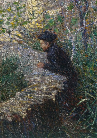 Kwietniowy poranek w Ligurii lub Oliwki w Albaro autorstwa Plinio Nomellini
