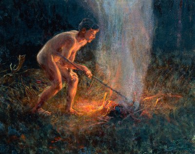 Słup dymu autorstwa Plinio Nomellini