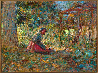 W ogrodzie, ok. 1891 autorstwa Plinio Nomellini