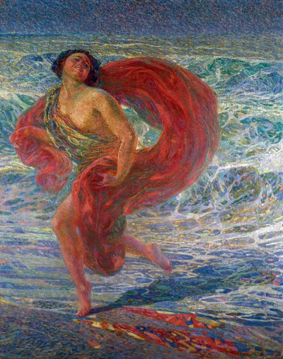 Isadora Duncan. Gioia tirrena, 1914. autorstwa Plinio Nomellini