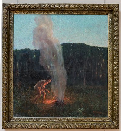 Kolumna dymu autorstwa Plinio Nomellini