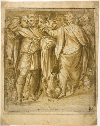Scena ofiarna autorstwa Polidoro da Caravaggio