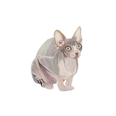 Sfinks, 2014 (akwarela i gwasz na papierze) autorstwa Polly Horner