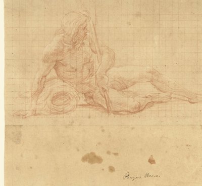 Leżący Bóg Rzeki autorstwa Pompeo Batoni