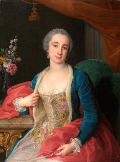 Portret księżnej Sforzy Cesarini zm. 1765, 1768. autorstwa Pompeo Batoni
