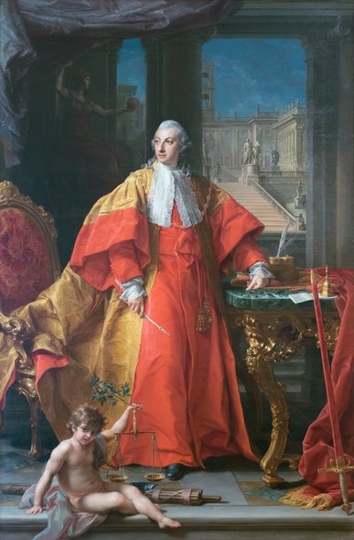 Portret Abbondio Rezzonico autorstwa Pompeo Girolamo Batoni