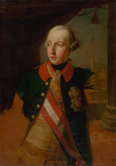 Portret cesarza Józefa II 1741-1790, 1769. autorstwa Pompeo Girolamo Batoni