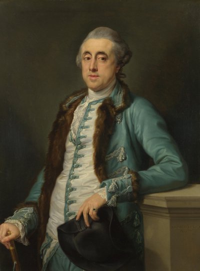 Portret Johna Scotta z opłaty bankowej, 1774 autorstwa Pompeo Girolamo Batoni
