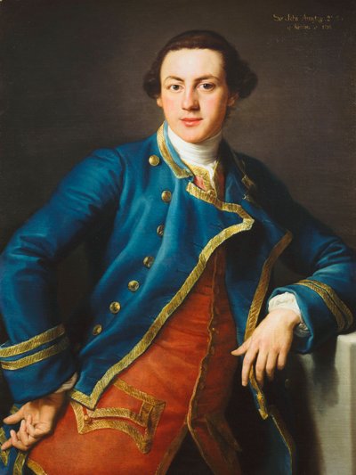 Portret Sir Johna Armytage, 2. Bt. autorstwa Pompeo Girolamo Batoni