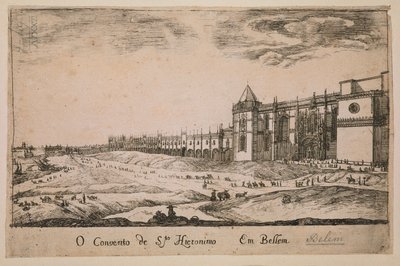 Klasztor Hieronimitów w dzielnicy Belem, Portugalia 1662 autorstwa Portuguese School