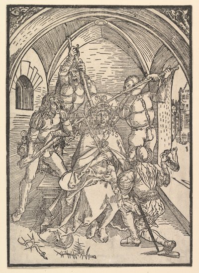 Chrystus ukoronowany cierniem, ca. 1500. autorstwa Possibly Albrecht Dürer