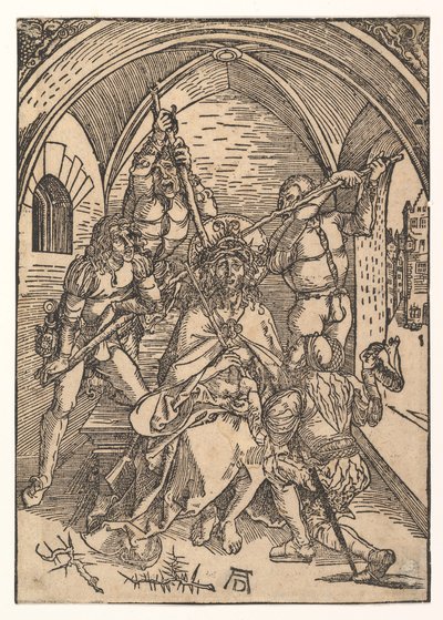 Chrystus ukoronowany cierniem, ca. 1500. autorstwa Possibly Albrecht Dürer
