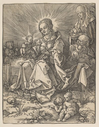 Madonna na trawiastym brzegu, 1526. autorstwa Possibly Albrecht Dürer