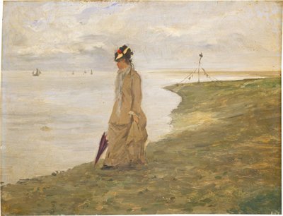 Kobieta nad morzem autorstwa Possibly French 19th Century