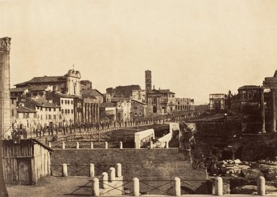 Forum, Rzym, 1853-56. autorstwa Possibly by Jane Martha St. John.