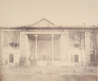 [Pałac szacha, Teheran, Iran], lata czterdzieste i sześćdziesiąte XIX wieku. autorstwa Possibly by Luigi Pesce.