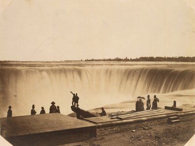 Wodospad Niagara, ca. 1855. autorstwa Possibly by Silas A. Holmes.