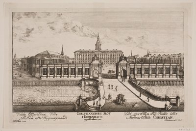 Zamek Christiansborg autorstwa Poul Isac Grønvold