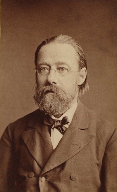 Portret kompozytora Bedricha Smetany, 1878. autorstwa Prague . Photo studio J. Mulac