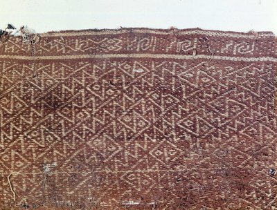 Tkanina prekolumbijska, al. J. Anquetil157: twarz157 bis: klapa autorstwa Pre Columbian Pre Columbian