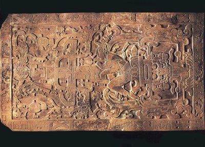 Grób króla Pakala ze Świątyni Inskrypcji, Palenque, 615-683 autorstwa Pre Columbian art