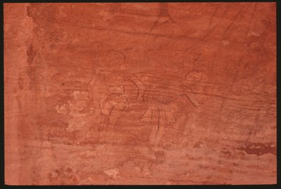 Postacie ludzkie (malarstwo naskalne) autorstwa Prehistoric