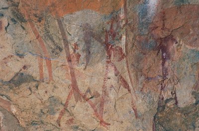 Postacie ludzkie (malarstwo jaskiniowe) autorstwa Prehistoric Prehistoric