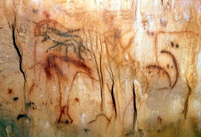 Prehistoria : ranny człowiek (Malarstwo naskalne) autorstwa Prehistoric Prehistoric