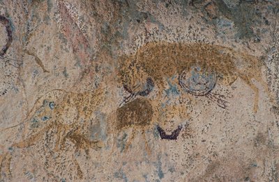 Dzikie zwierzęta (malarstwo jaskiniowe) autorstwa Prehistoric Prehistoric