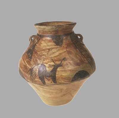 Amfora z malarstwem zoomorficznym, 3800-3600 pne autorstwa Prehistoric Russian Culture