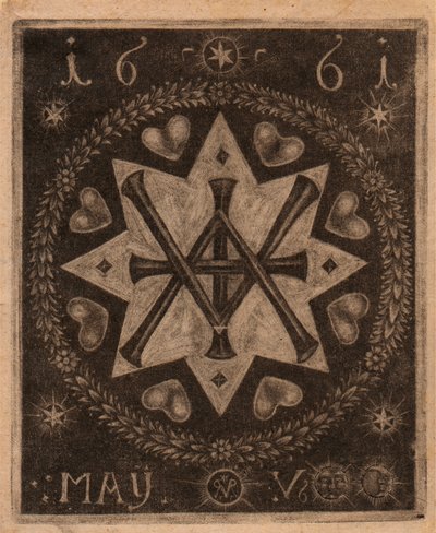 Symbol masoński autorstwa Prince Rupert