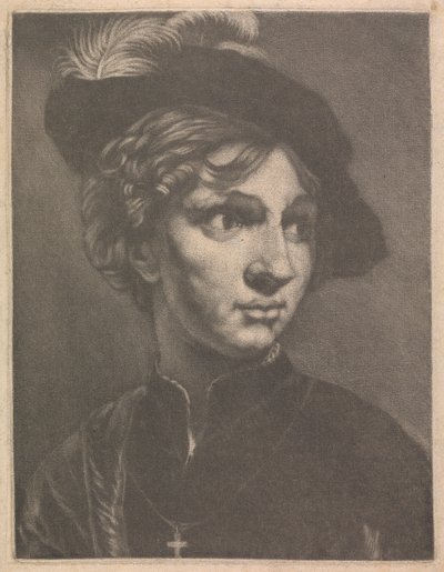 Portret młodego mężczyzny autorstwa Prince Rupert