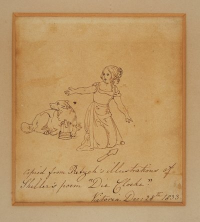 Szkic autorstwa księżniczki Wiktorii autorstwa Princess Royal (1840 1901) Victoria