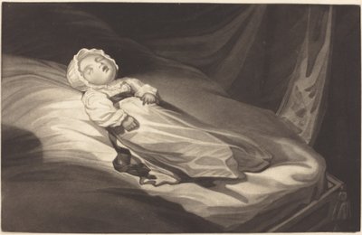 Śpiące niemowlę autorstwa Probably British 19th Century