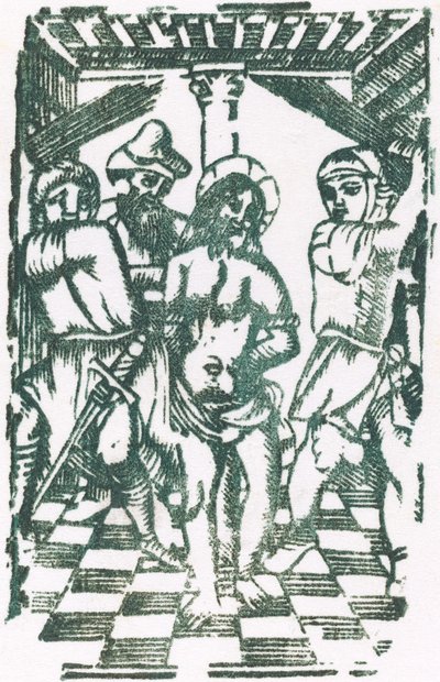 Biczowanie autorstwa Probably French 16th Century