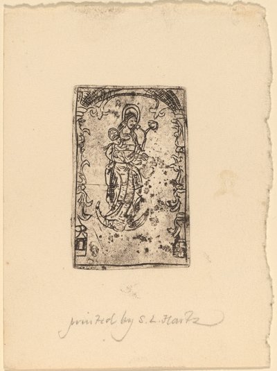 Madonna z Dzieciątkiem autorstwa Probably Netherlandish 15th Century