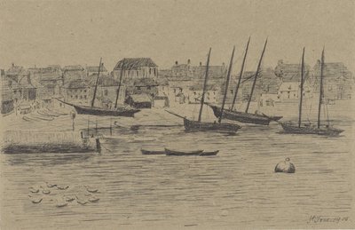Wioska rybacka St. Ives autorstwa Prosper Alphonse Isaac