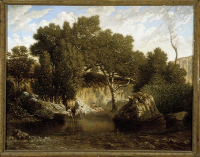 Kąpiący się autorstwa Prosper Joseph Gresy