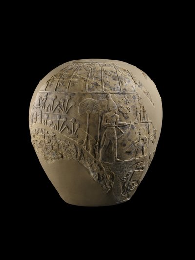 Buława Króla Skorpiona, 3100-3000 p.n.e. (wapień) autorstwa Protodynastic Period Egyptian