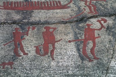 Scena polowania (malarstwo naskalne) autorstwa Protohistoric