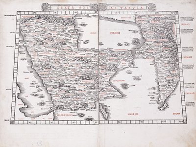 Szósta mapa Azji autorstwa Ptolemy