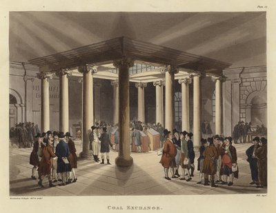 Giełda Węgla autorstwa Pugin and Rowlandson