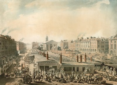 Covent Garden, Londyn autorstwa Pugin and Rowlandson
